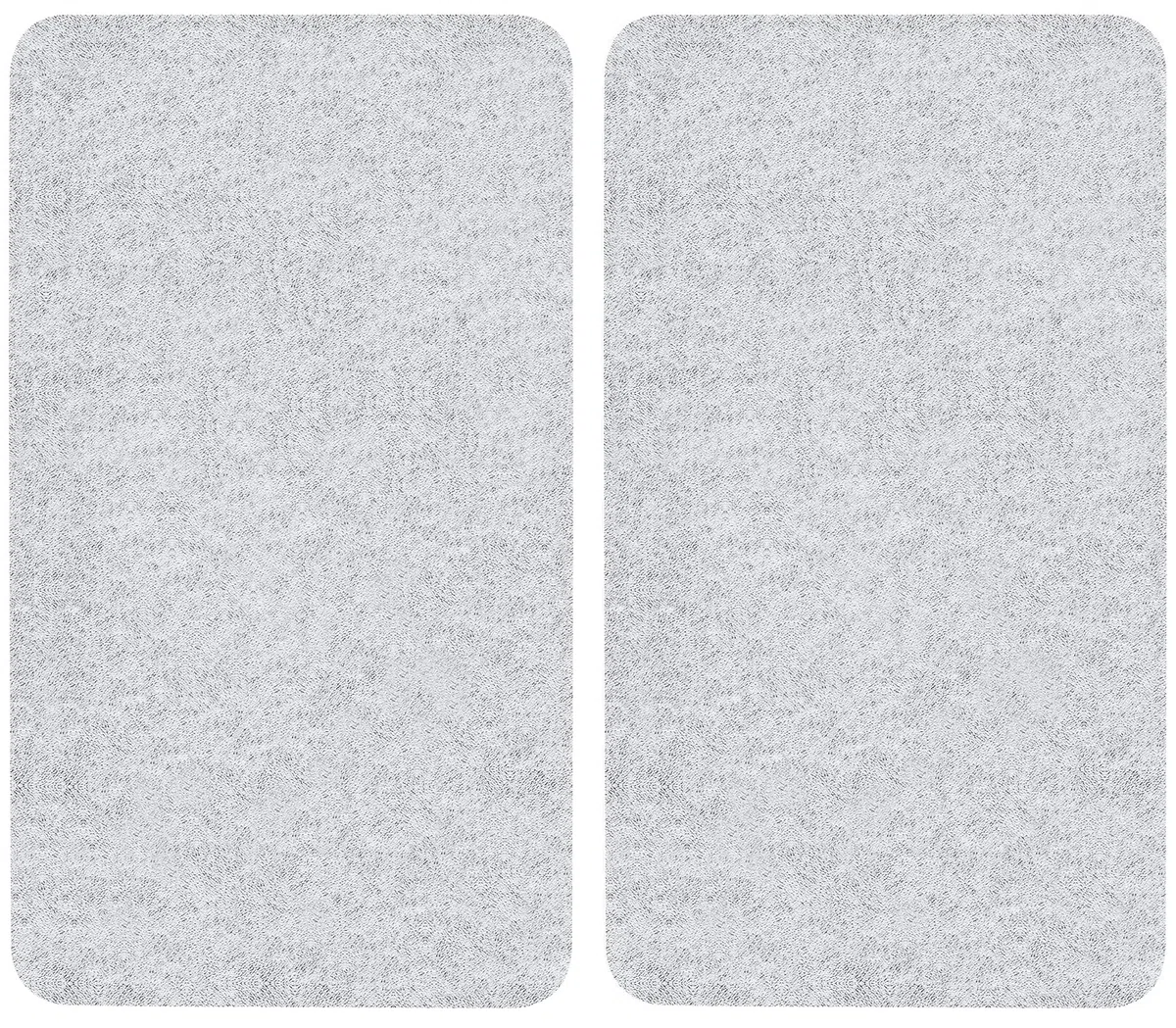 Allstar Placas cobertoras de vidrio universales transparente 2 unidades - juego de 2 piezas para cocinas de vidriocerámica, Vidrio endurecido, 30 x 0.8 x 52 cm, Transparente
