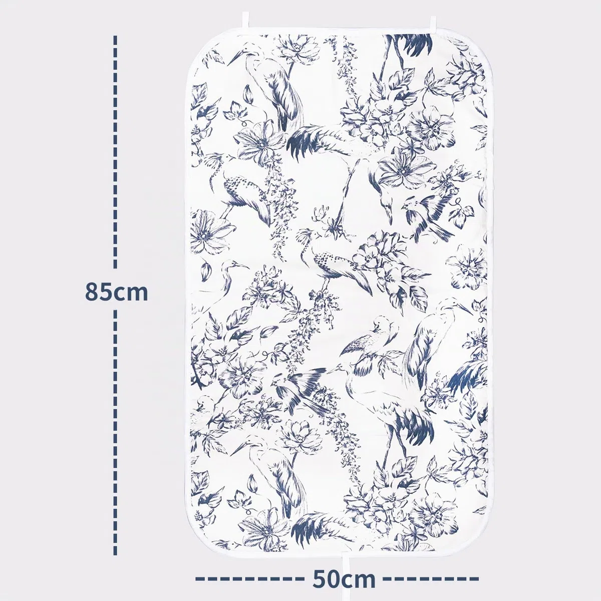 Umiin Alfombrilla de planchar, 50 x 85 cm, almohadilla de planchado portátil con parte superior 100% algodón y acolchado de fieltro de 6 mm de grosor
