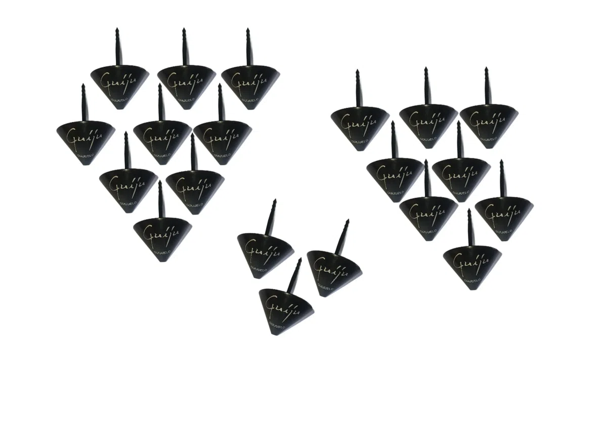 Pack 5 Recogedor grasa jamón-cono antigoteo-pincho para jamones-Fabrica Salamanca-Marca Guiju.
