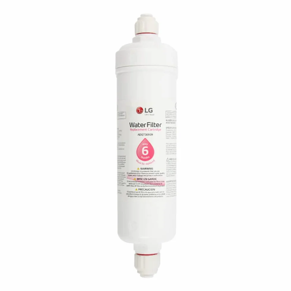 LG ADQ73693901 Cartucho de filtro de agua de repuesto para refrigerador con ajuste a presión (1 unidad)