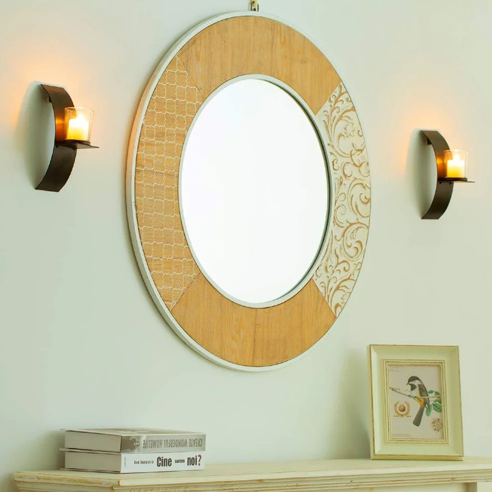 Sziqiqi Candelabro De Pared del Estilo Retro, Candelabro Creativo De La Vela del Hierro, Decoración De La Pared del Jardín Casero, Candelero, Negro