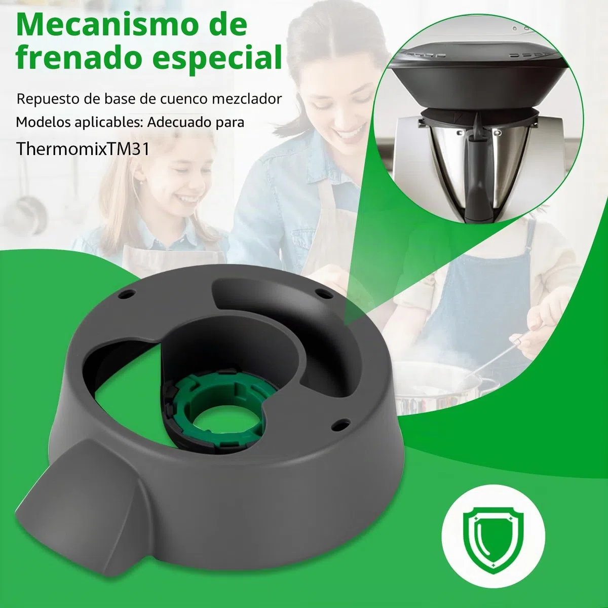 TM 31 - Base de repuesto para robot de cocina Vorwerk Thermomix, TM31 de plástico, para Thermоmix TM31