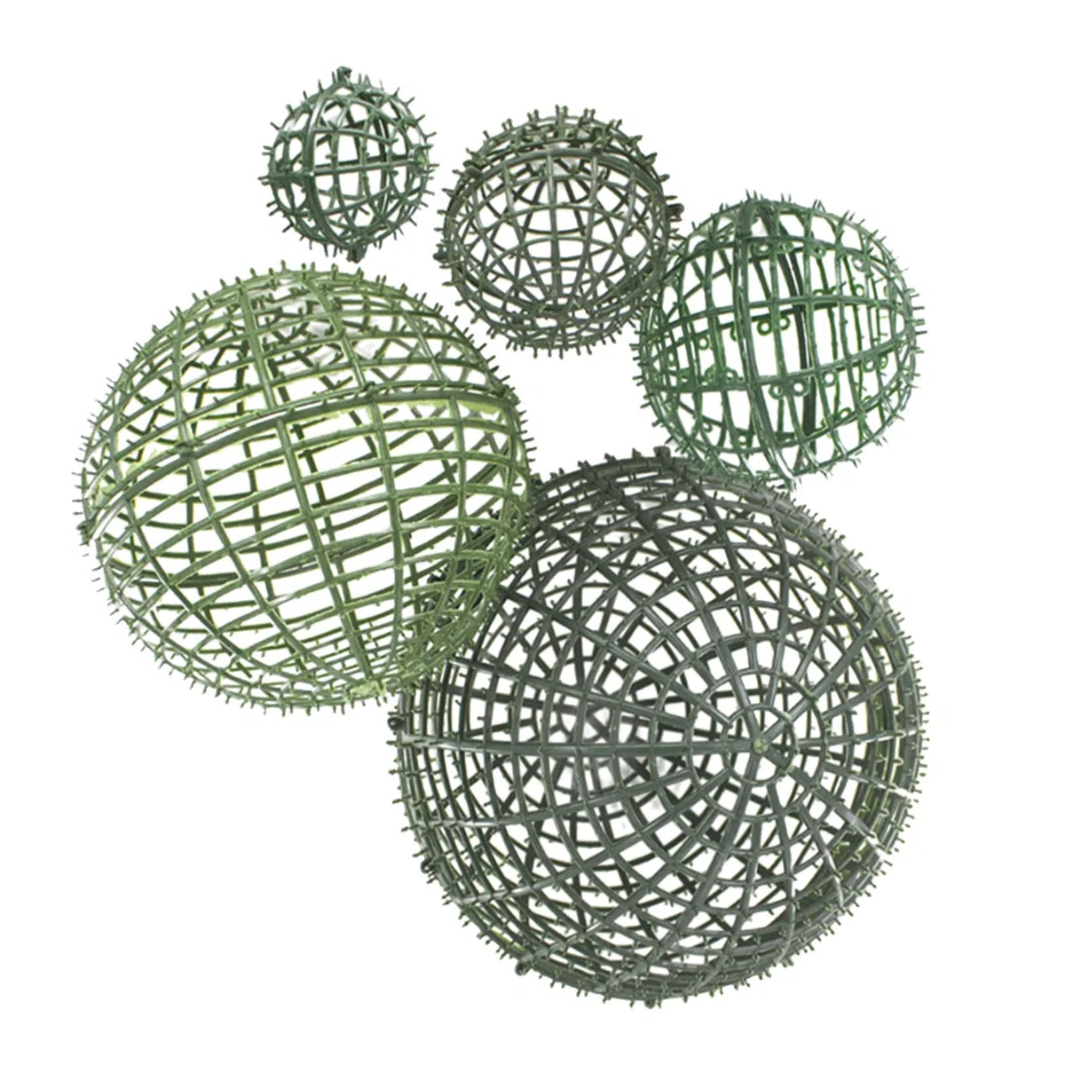Amosfun 5piezas Soporte Para Plantas Artificiales Marco De Bola De Topiario De Plástico Para Decoración Floral Incluye Para Bodas y Eventos Decorativos