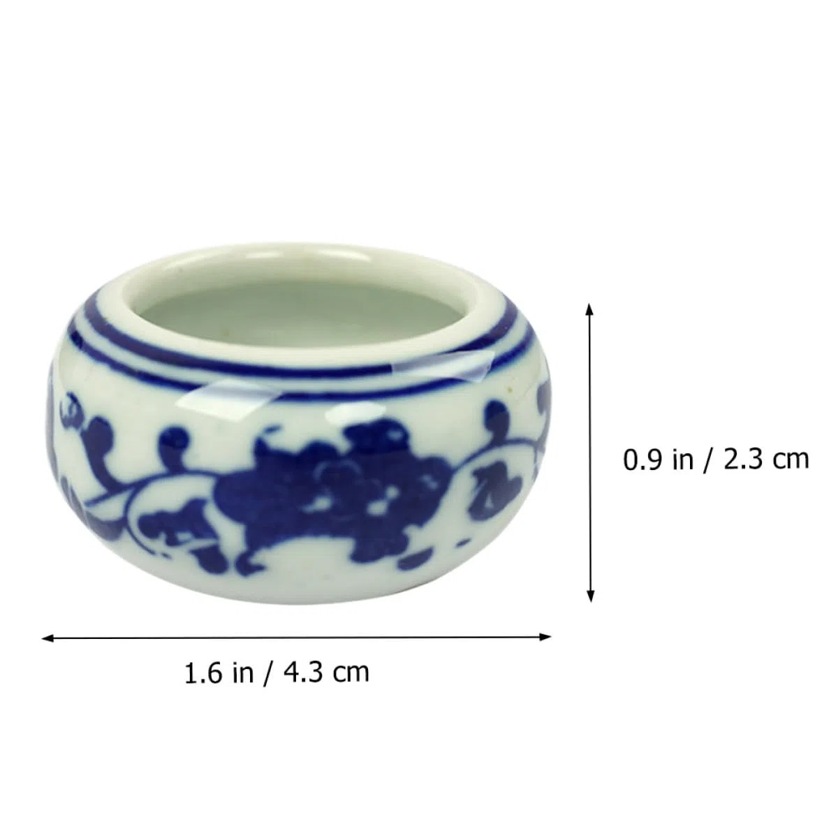 SHERCHPRY 6 Cuencos Pequeños de Cerámica para Tinta y Caligrafía Tinteros para Estudiantes Papelería de Estudio Set de 6 Piezas para Pintura y Dibujo Contenedores Compactos y Duraderos