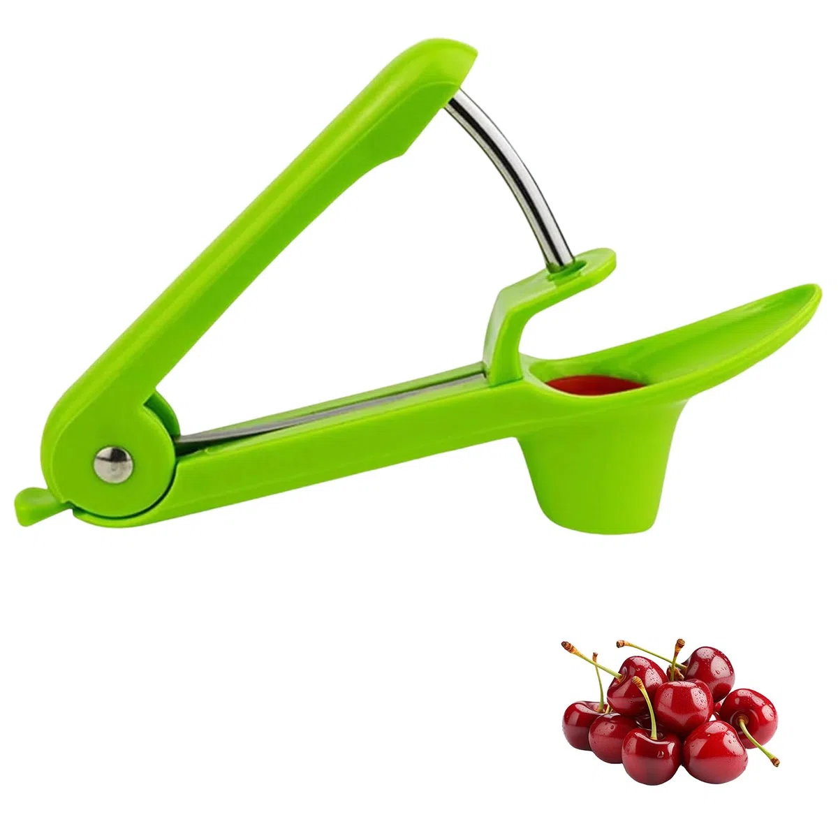 Deshuesador de Cerezas, Deshuesador de Frutas Manual, Quita Huesos, De Cerezas, Para Deshuesar Rápidamente Frutas Y Bayas, Herramienta para Deshuesa