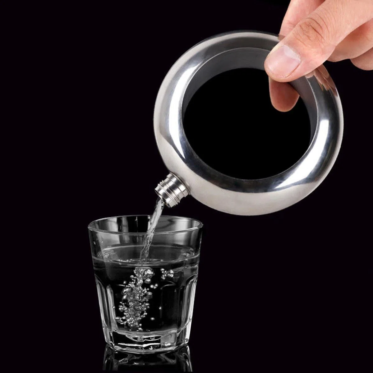 Petaca de Whisky Vino Brazalete, 100ml 304 Acero Inoxidable petaca pulsera mujer para Mujer Botellas Vino con Embudo para Guardar Whisky Alcohol para Festivales Fiestas Conciertos