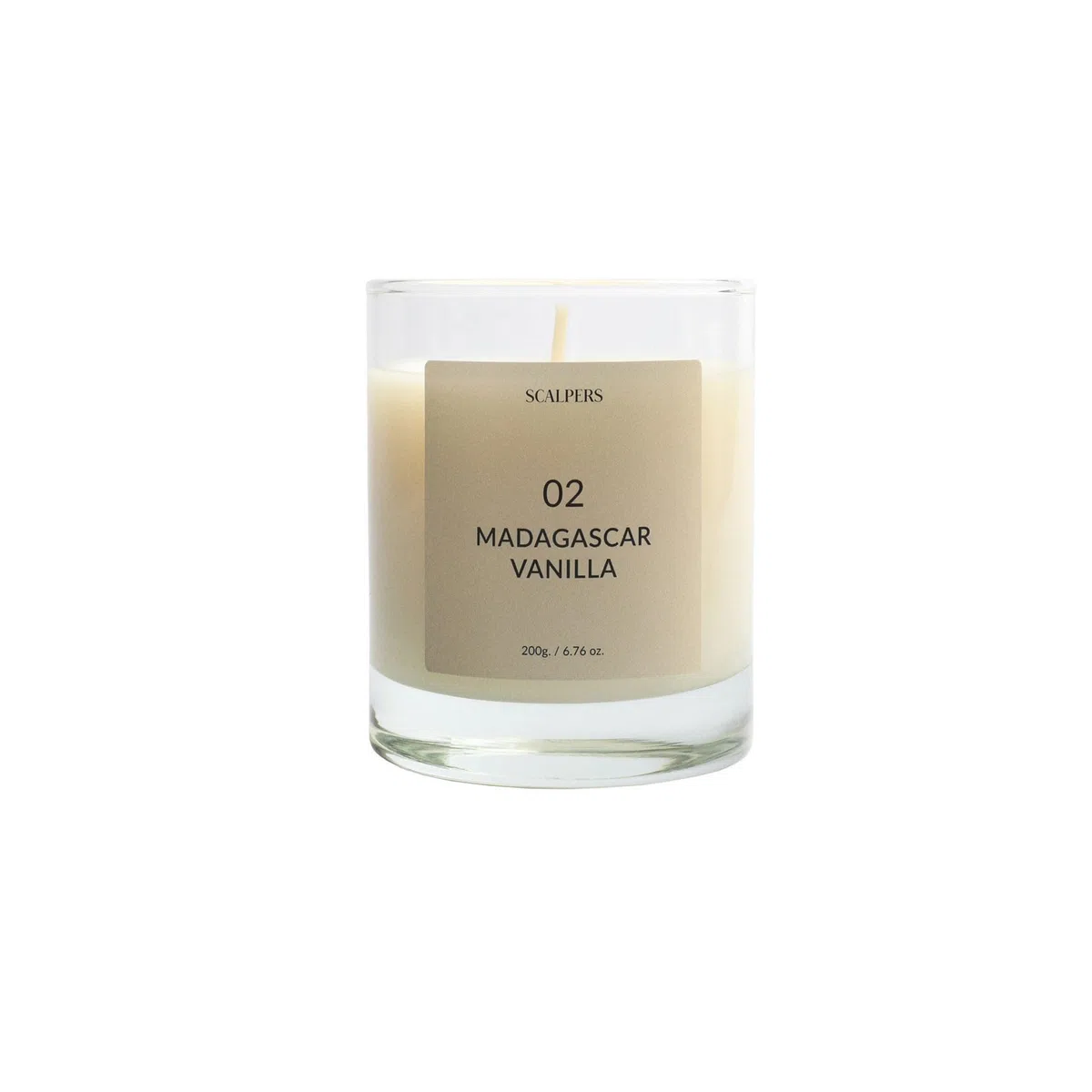 Vela Aromática 200gr Aroma Vainilla de Madagascar Scalpers