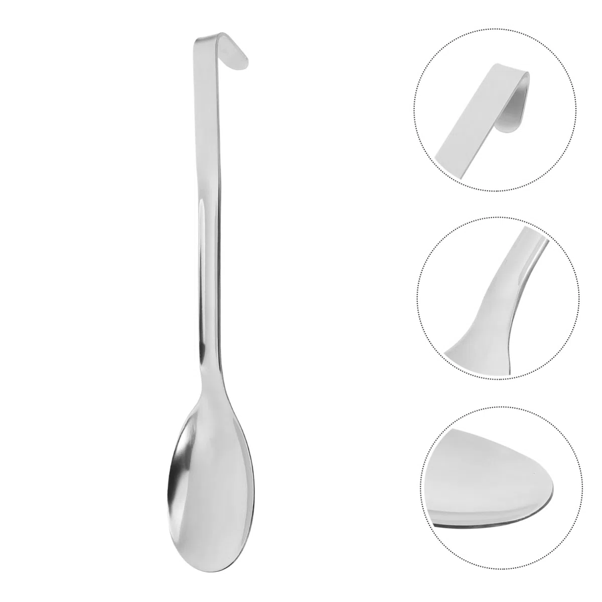 Cuchara Grande Resistente al Lavavajillas para Servir Buffet de Acero Inoxidable Diseño Ergonómico Adecuado para Cocina Doméstica y Comercial