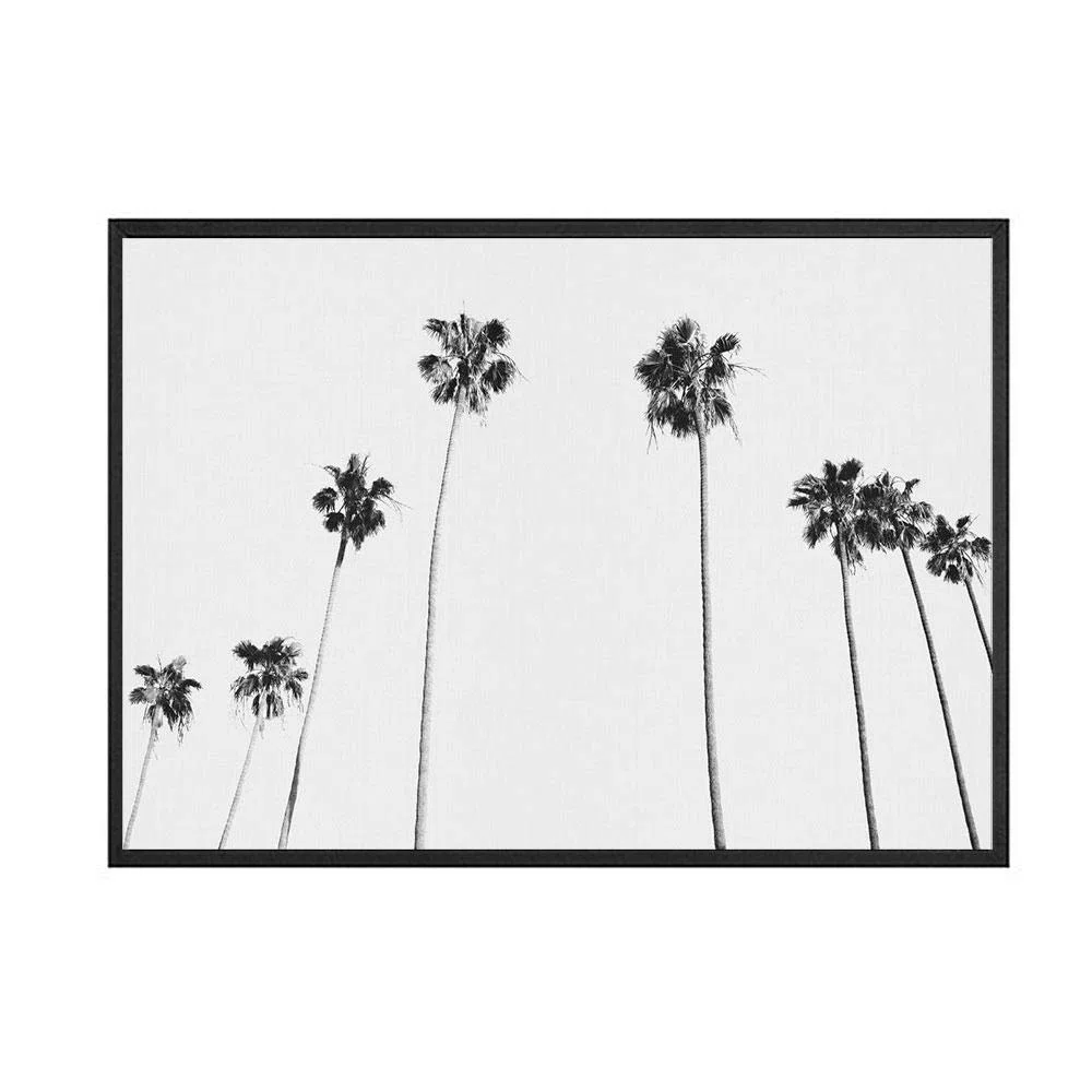 Modern Wall Home Decor, Black White Beach Cuadros Wall Art Canvas Poster and Prints Hombre con Stateboard Art, Carteles para Paredes De Dormitorio Estéticas_70X50Cm
