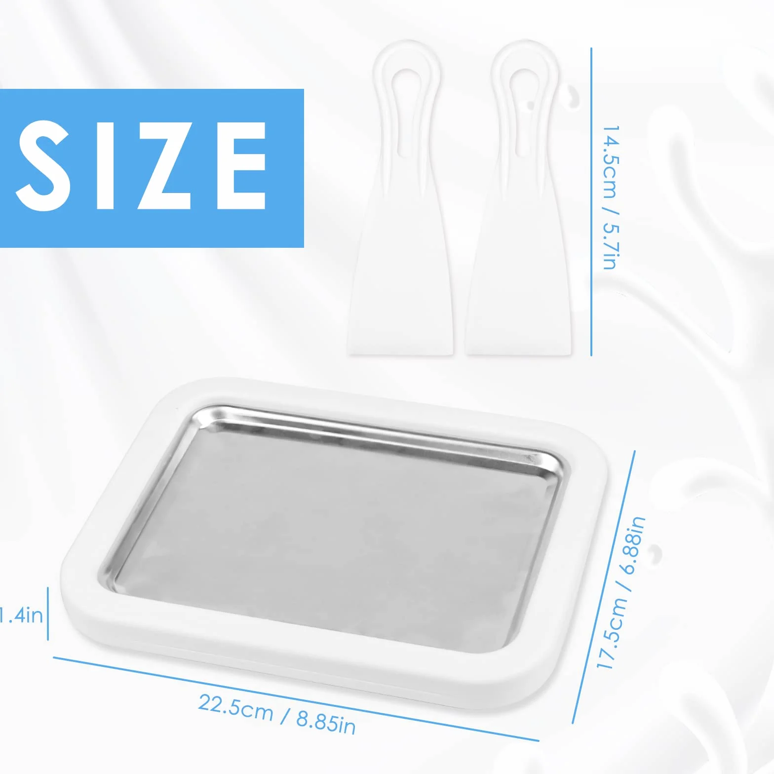 Heladera Instantánea plancha para hacer helados con 2 espátulas máquina fabricante helados caseros bricolaje de Máquina Para Hacer Rollos de Helado