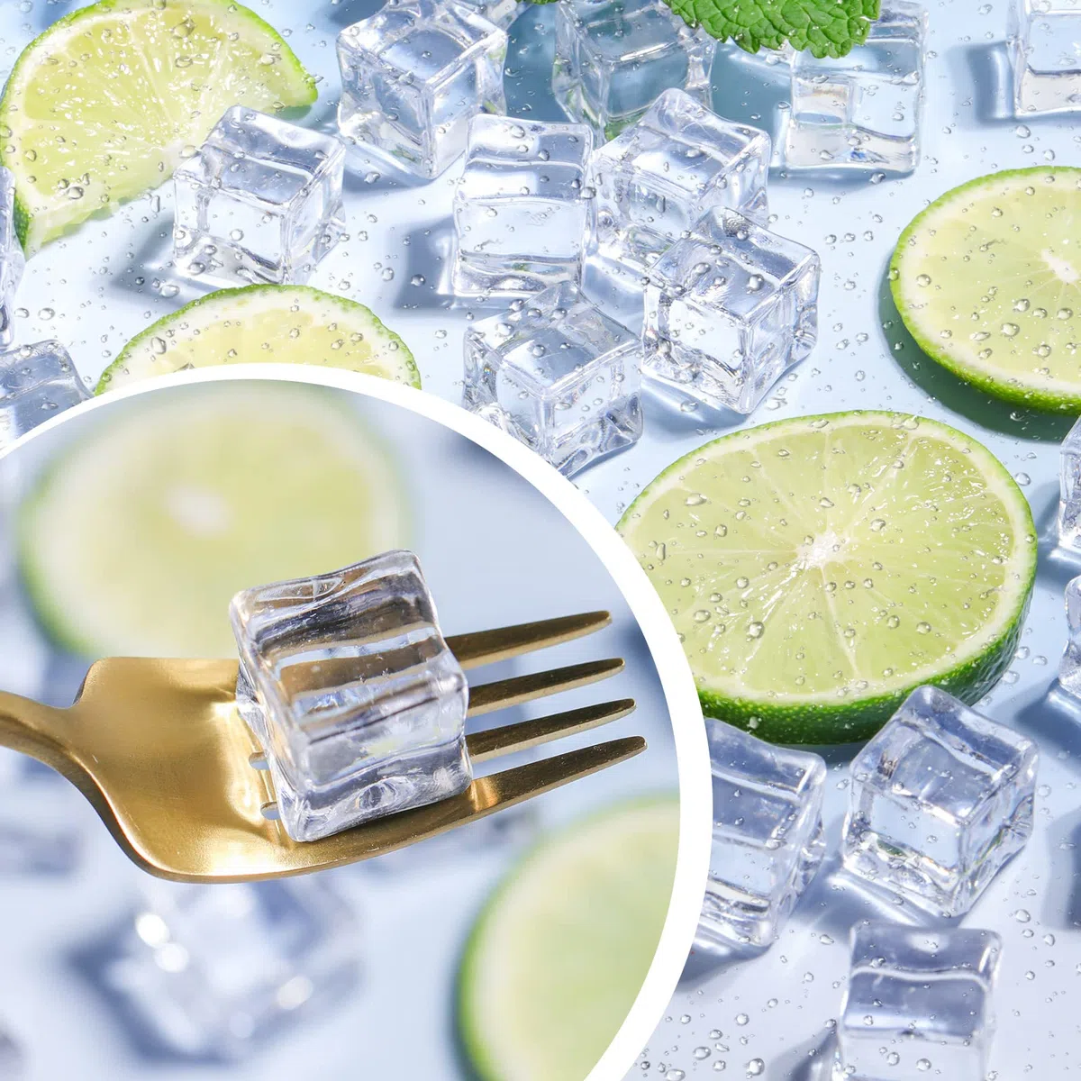 100 Piezas Cubitos Falsos Transparentes de Hielo Gemas Cuadradas de Acrílico Rocas Transparentes Acrílicas Exhibición de Cubitos Falsos de Hielo para Boda Rellenos de Jarrones