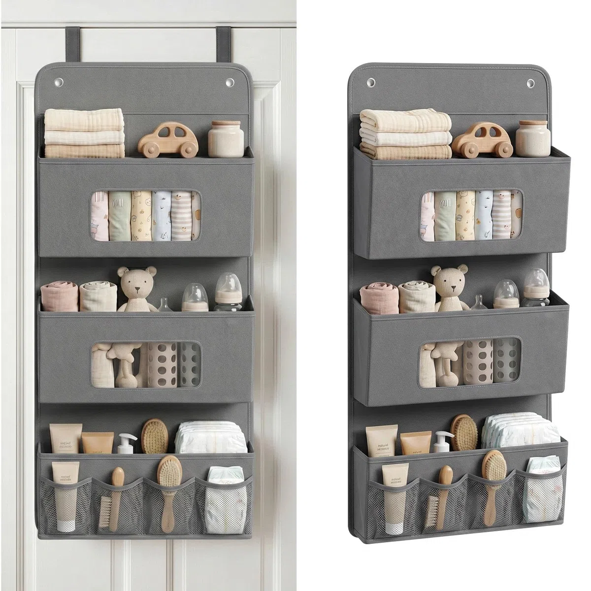 Organizador Colgante de Puerta, Organizador Puerta Colgante, Estantería Colgante, Estante de Colgar Organizadora de Puerta Organizador Colgante sobre la Puerta para Dormitorio, Baño