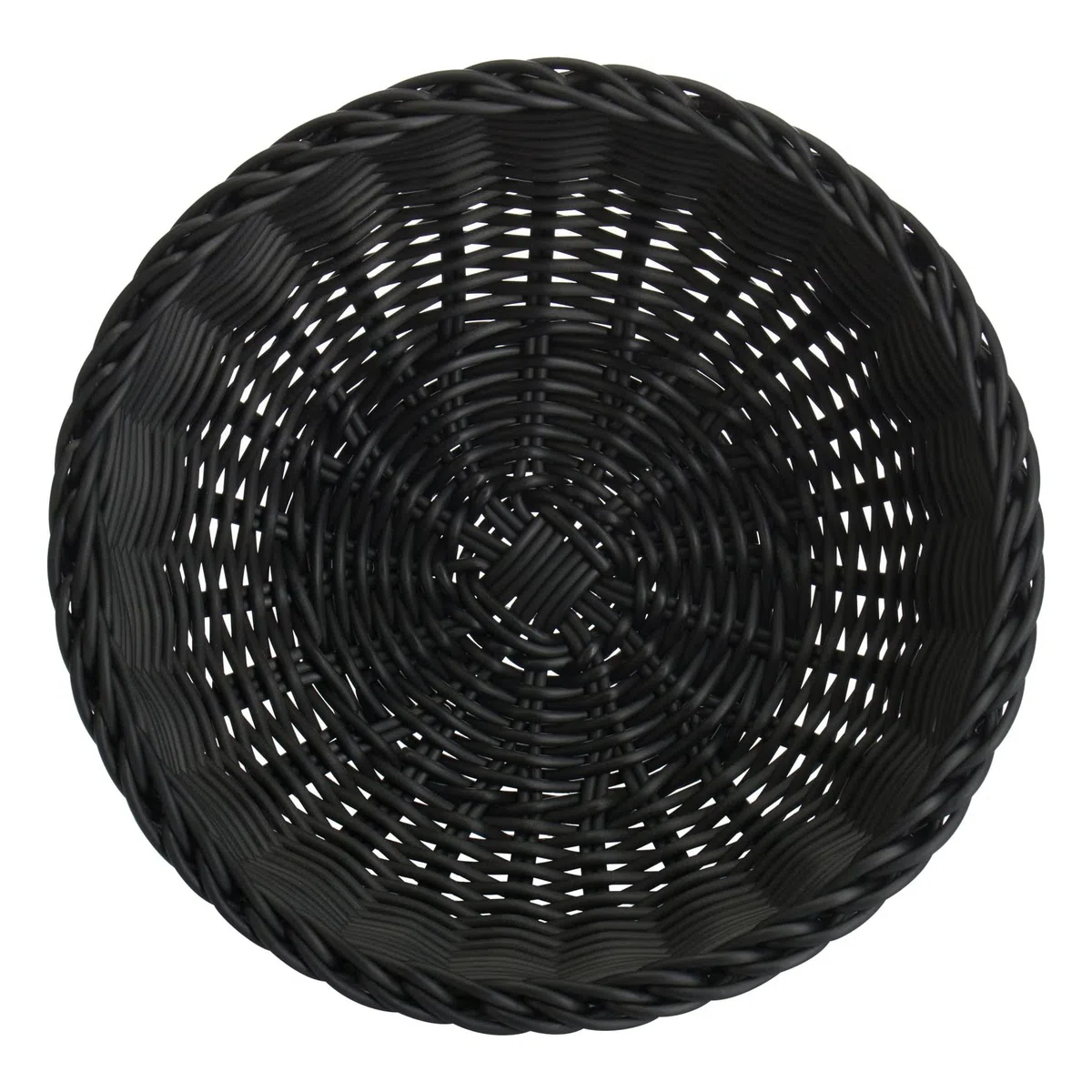 Westmark Cesta multiusos, Adecuada para hostelería y gastronomía, Redonda, Ø aprox. 23 cm, altura: aprox. 9 cm, fibra sintética, Saleen Edition, negro, 02010319101
