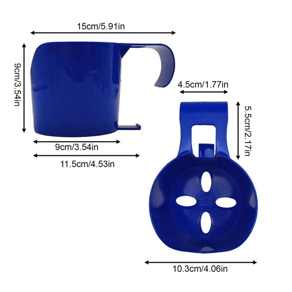 Soporte para Bebidas de Piscina,4 Piezas Portátil Y Ahorro De Espacio | Clip de Borde para Piscina portavasos | para Botella, Bebida, teléfono, Llave, Gafas de Sol, Exterior, jardín, Verano, Viaje