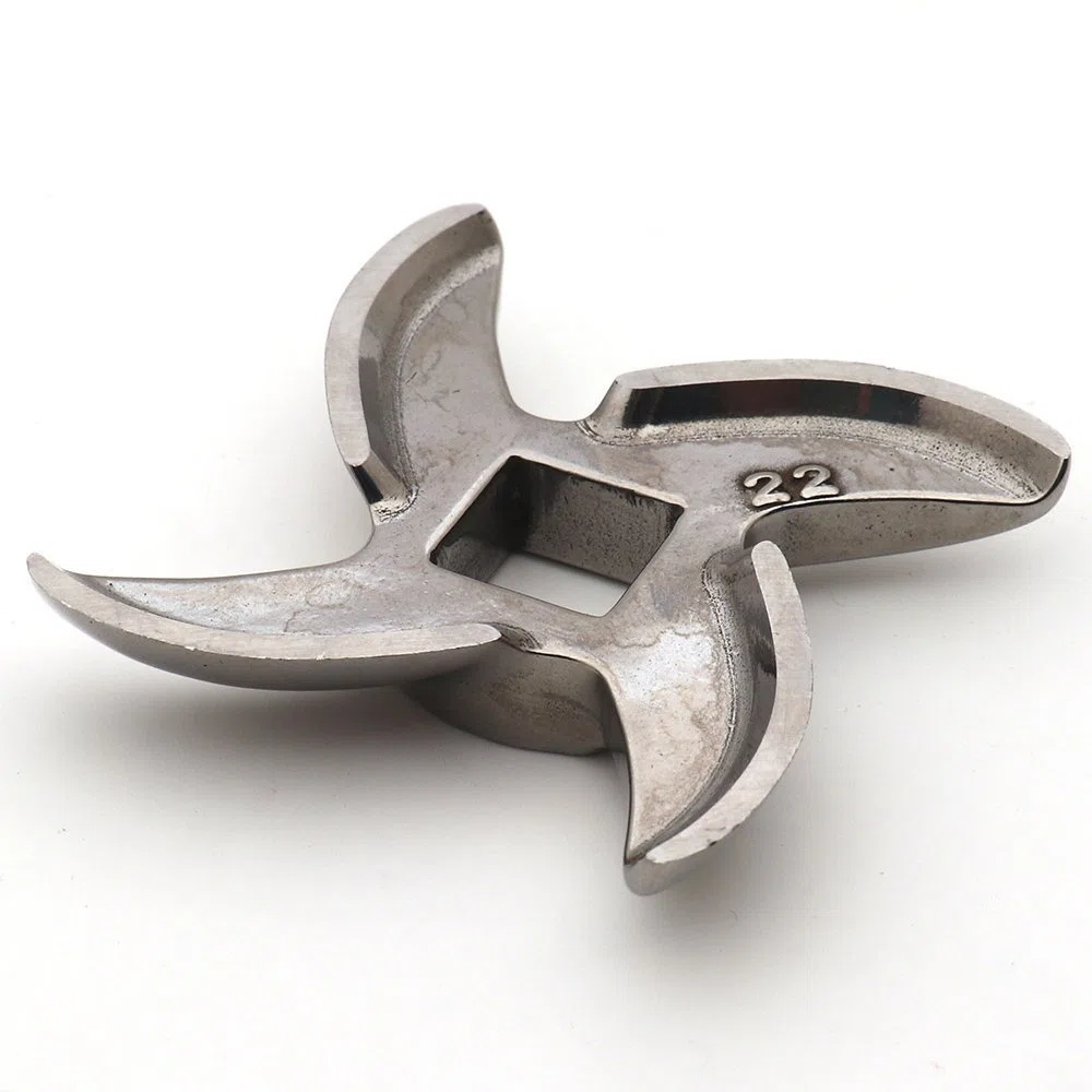 VTurboWay Cuchilla de acero inoxidable para picadora de carne número 22