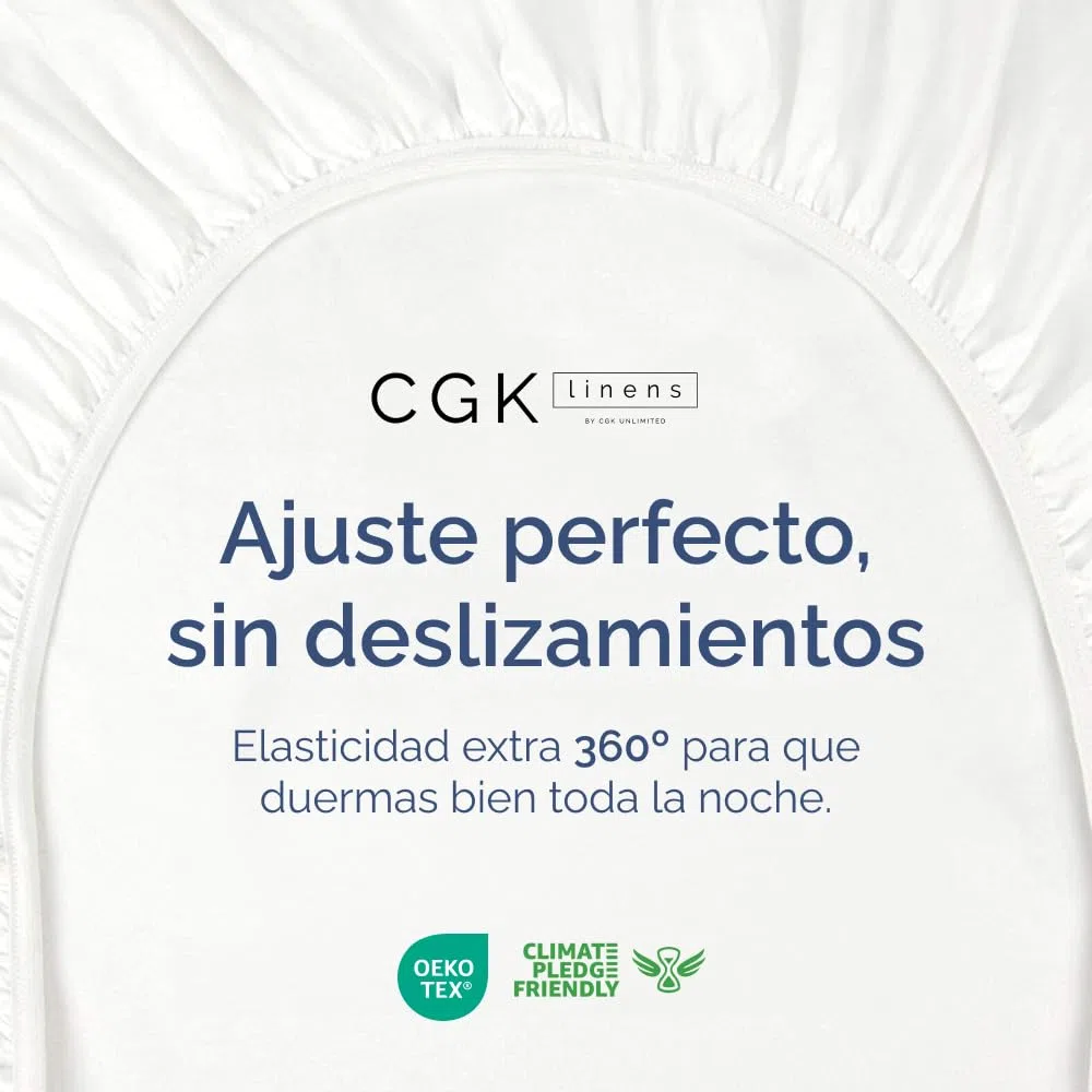 Sábana Bajera Ajustable 180x200 cm - Alto Especial 40 cm Colchón Alto - Sábanas Bajeras Microfibra Suave Transpirable y Antiarrugas - Bajera Cama con Goma Elástica - Oeko-Tex - Bed Sheets - Blanco
