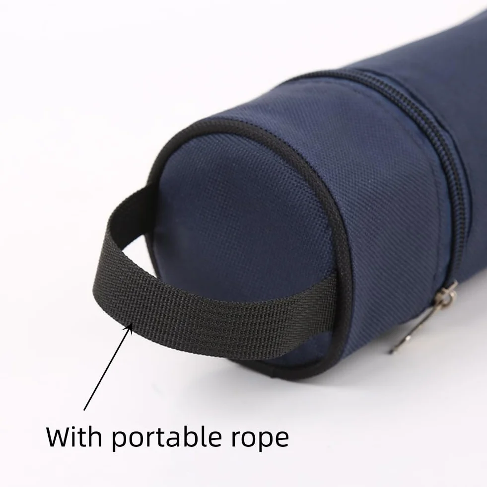 Bolsa Térmica para Botellas de Agua BolsaIsotérmica Portátil, Camping Botellas Enfriador, Portabotellas Termo, Picnic Bolsa Térmica, para Camping y Picnic, Azul Marino, 1 Unidad