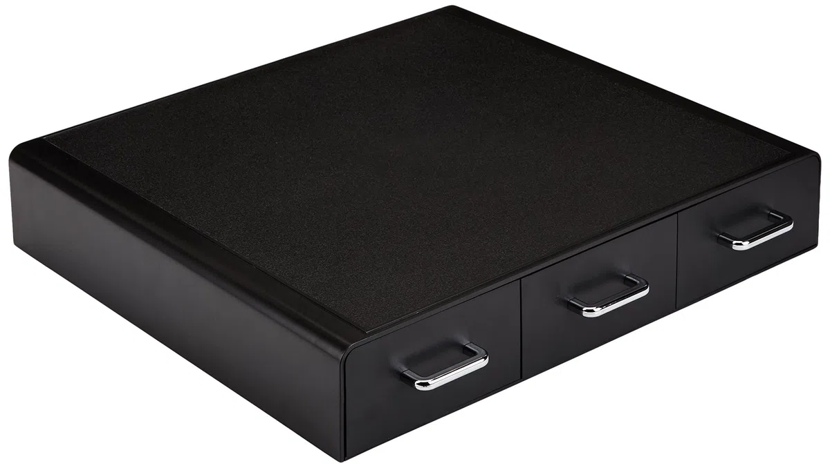 Amazon Basics Coffee Pod Storage Drawer for K-Cup Pods - 36 Pod Capacity, Negro 34.3 x 32.6 x 6.4 cm