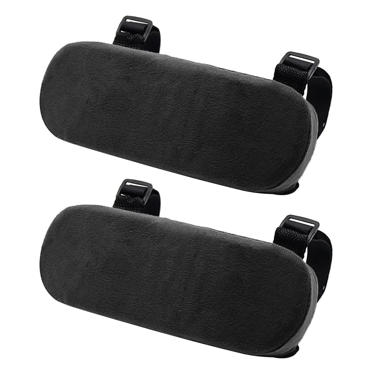 zalalti 2 Piezas Reposabrazos De Silla Almohadillas De Reposabrazos Almohadillas De Reposabrazos De Espuma Ergonomica Fundas De Soporte Antideslizantes Sillas De Ruedas Sillas De Oficina Negro