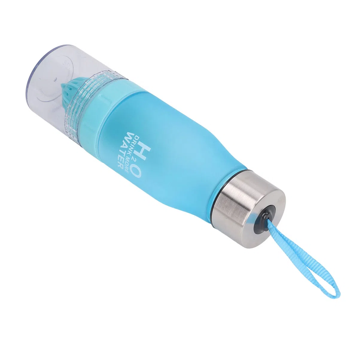 TOPINCN Botella de Agua de Frutas, Exprimidor de Frutas a Prueba de Fugas, Botella con Infusor, 650 Ml, PC Seguro, Portátil, de Moda para Entusiastas de los Deportes para Actividades Al Aire Libre