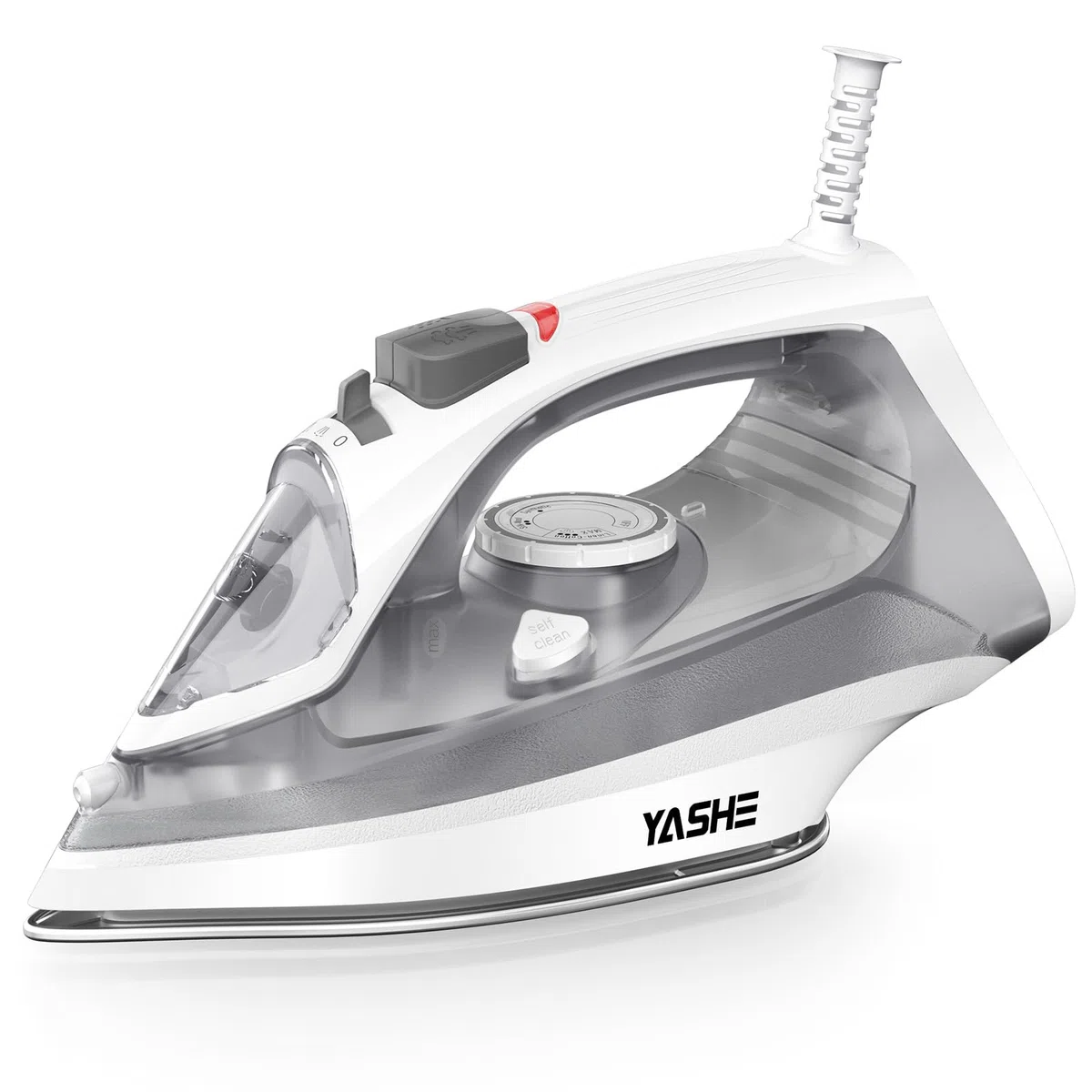 Plancha Vapor de 2300 W con Suela Antiadherente de Calentamiento Rápido, Depósito de Agua de 300ml, Vapor Continuo 25 g/min, Golpe de Vapor 150 g/min, Autolimpieza, Antical y Antigoteo Plancha de Ropa