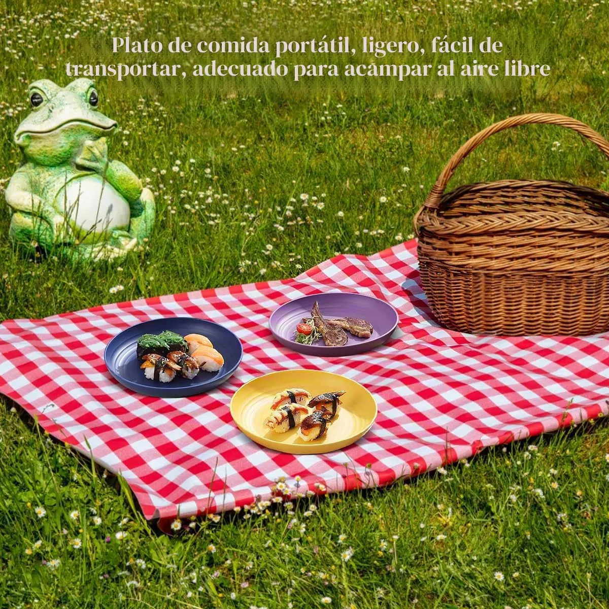 Kyraton gran placa de plástico profundo 8 piezas, Platos planos, platos ligeros irrompibles y reutilizables Pasta y albóndigas Tazón para microondas