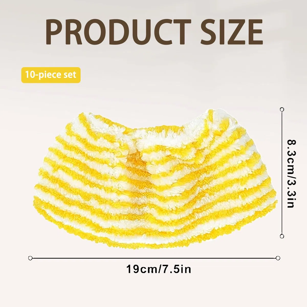10 Piezas Paño Recambio para Kärcher Fundas para Boquilla Manual Kit, para Kärcher EasyFix SC 1, SC 2, SC 3, SC 4, SC 5 Microfibra Funda de Repuesto, para Recogida de Suciedad