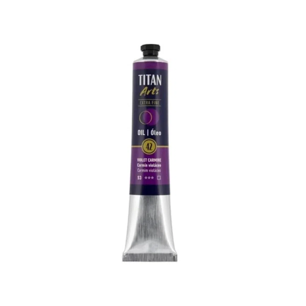 ÓLEO CARMÍN VIOLÁCEO TITAN Extrafino 10 - 60ml. Nº 42