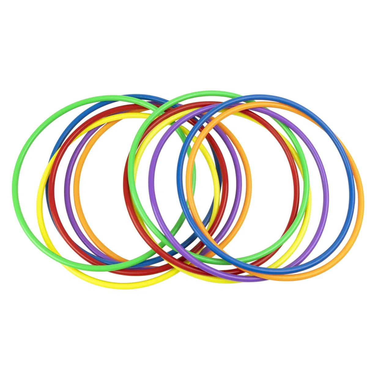 Anillo de plástico para Juego de Lanzamiento de Anillos,Throwing Rings Toss Hoops for Kids, Juegos de práctica de Velocidad y Agilidad, Fiesta, Carnaval, Jardín, Jjuegos al Aire Libre