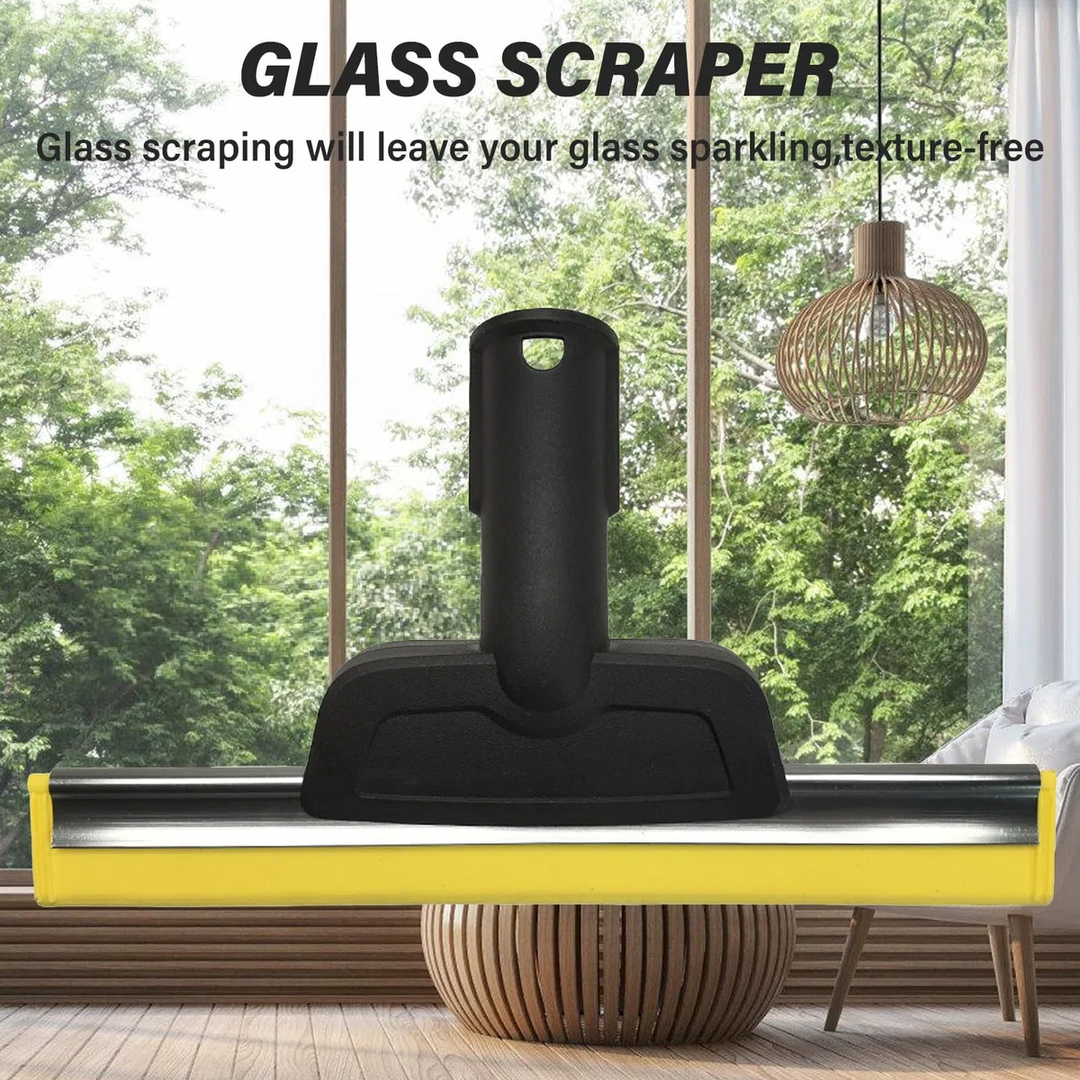 Boquilla de ventana para limpiador de vapor Karcher, accesorio de limpieza de vapor para Kärcher SC1 SC2 SC3 SC4 SC5 SC7, limpiacristales sin rayas de espejo cristal azulejos ventanas (amarillo)