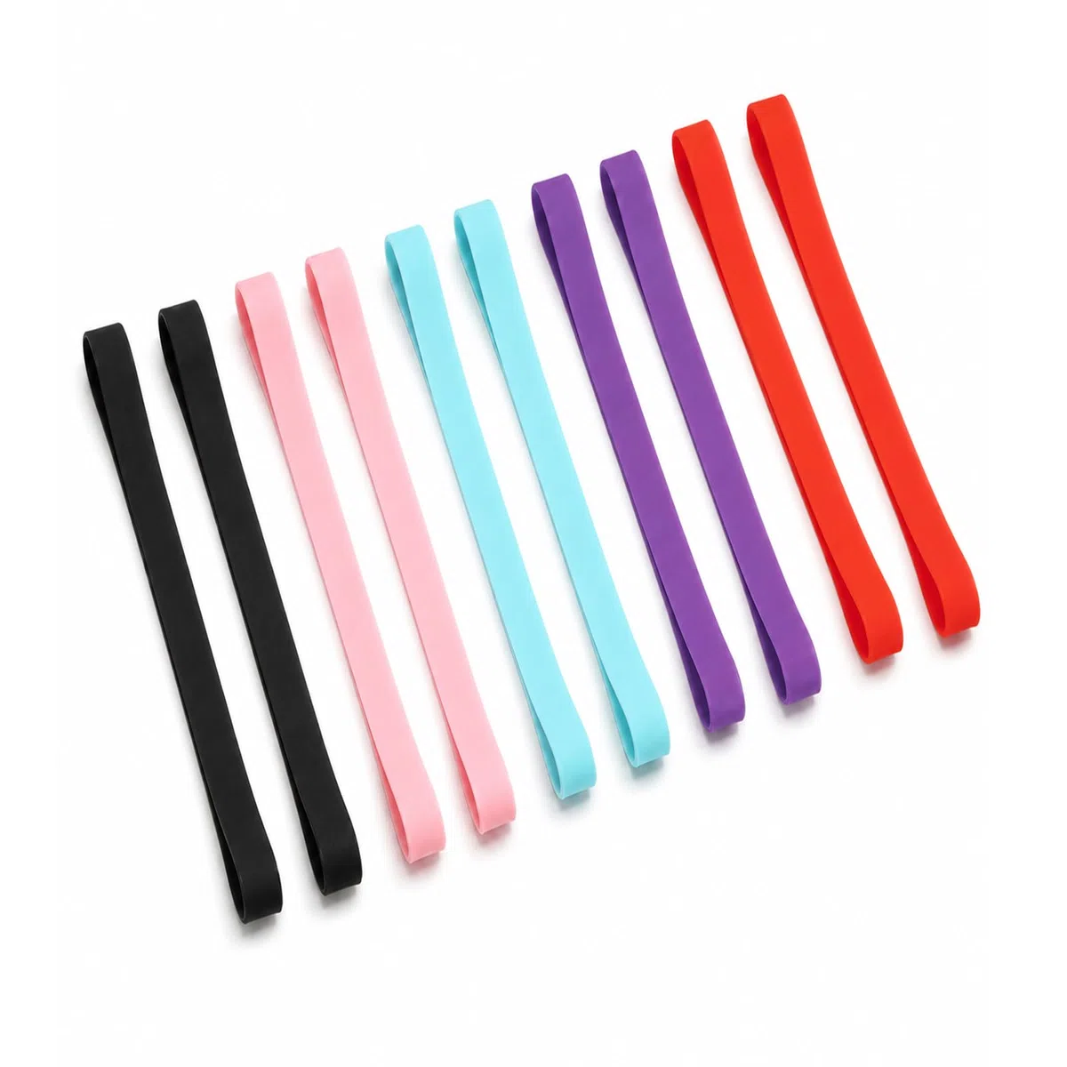 10 Piezas Accesorios Playa de Silicona, Cinta para Toalla para Fijación Segura, Compactas y Resistentes, Elásticas para Sillas para Viaje, Piscina, Todos Usuarios (10Piezas)