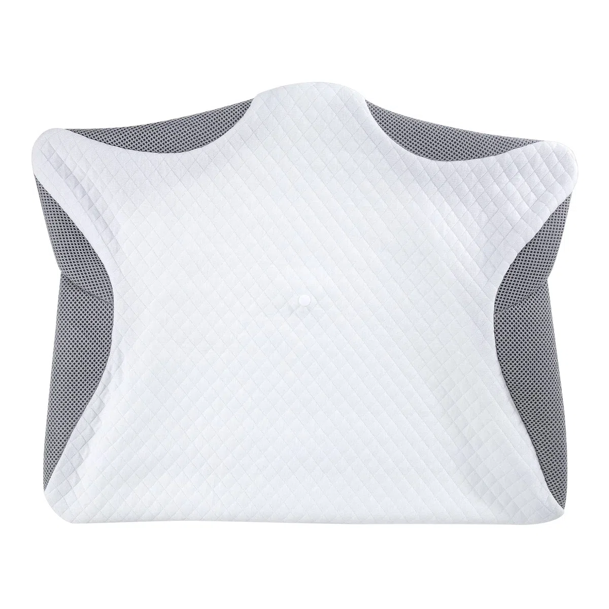 HOMCA Funda de Almohada de Repuesto Sólo para PL02-Almohadas, Funda de Almohada Cervical, Funda Lavable, Gris