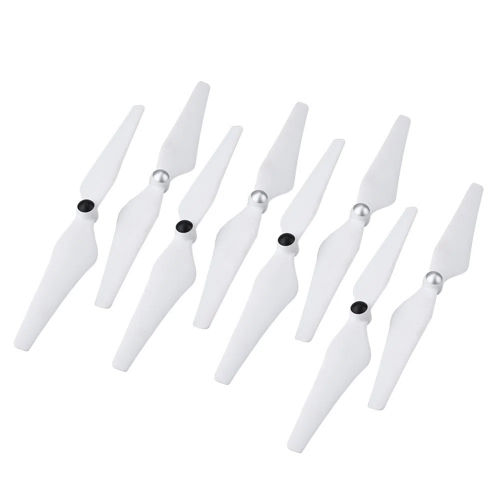 Drfeify Hélices Autobloqueo, 8Pcs Set CW/CCW, Quadcopter, Compatible con Drones 1/2/3/3PRO/FC40/E300, para City, Countryside, Mountain, Forest, Beach, 4/6/8-channel Drones