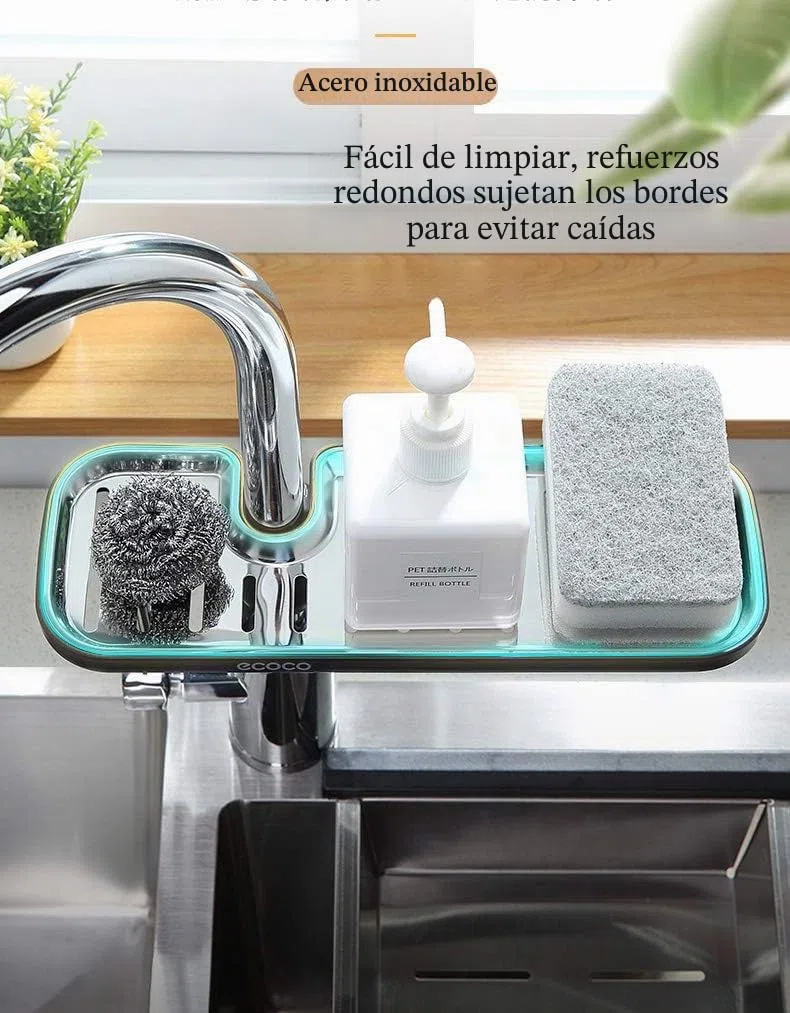 MHTECH - Estante de ducha para champú, jabón (sin taladrar), gris y negro (combinación ABS y acero inoxidable) (SLJ-CK-Heise)