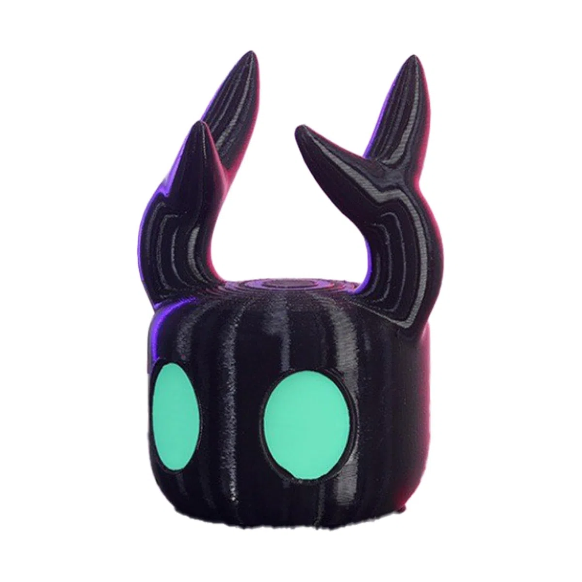 Soporte para gamepad negro con adornos de ojos azules, adecuado para gamepads de Xbox, compatible con PS4, PS5 y Switch, base universal, adecuado como soporte de pantalla para accesorios Hollow Knight