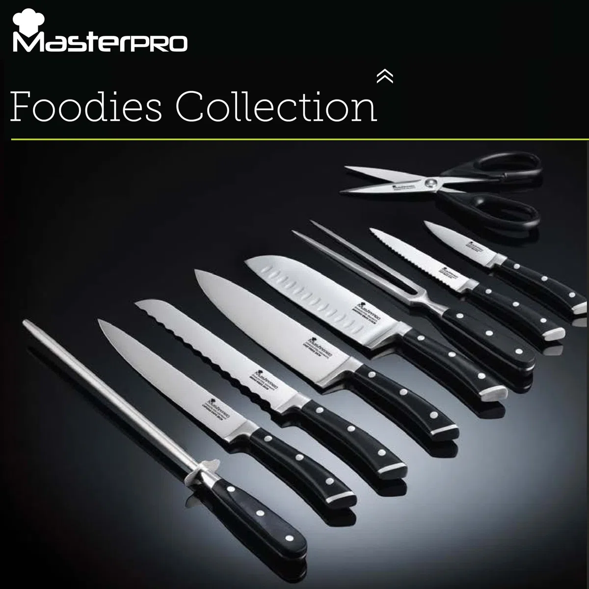 BERGNER Q3040 Tenedor trinchador acero inoxidable foodies