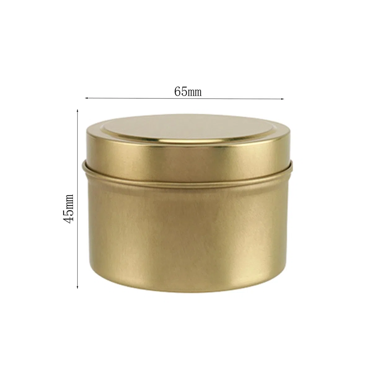 24 Latas para Hacer Velas, 120 ml, Tarros Dorados de Velas de Metal con Tapa, Recipientes Vacíos para Manualidades, Joyas, Cosméticos