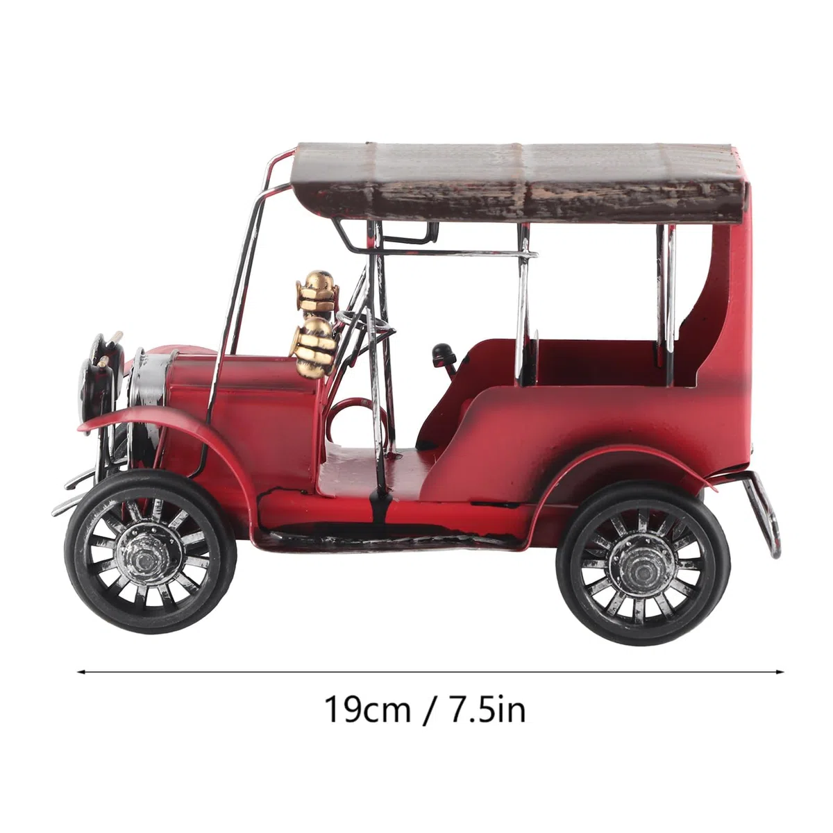 Modelo de Coche Antiguo de Metal, Colecciones Hechas a Mano, vehículo Coleccionable, Modelo de Coche Antiguo, Adorno para decoración de Escritorio del hogar