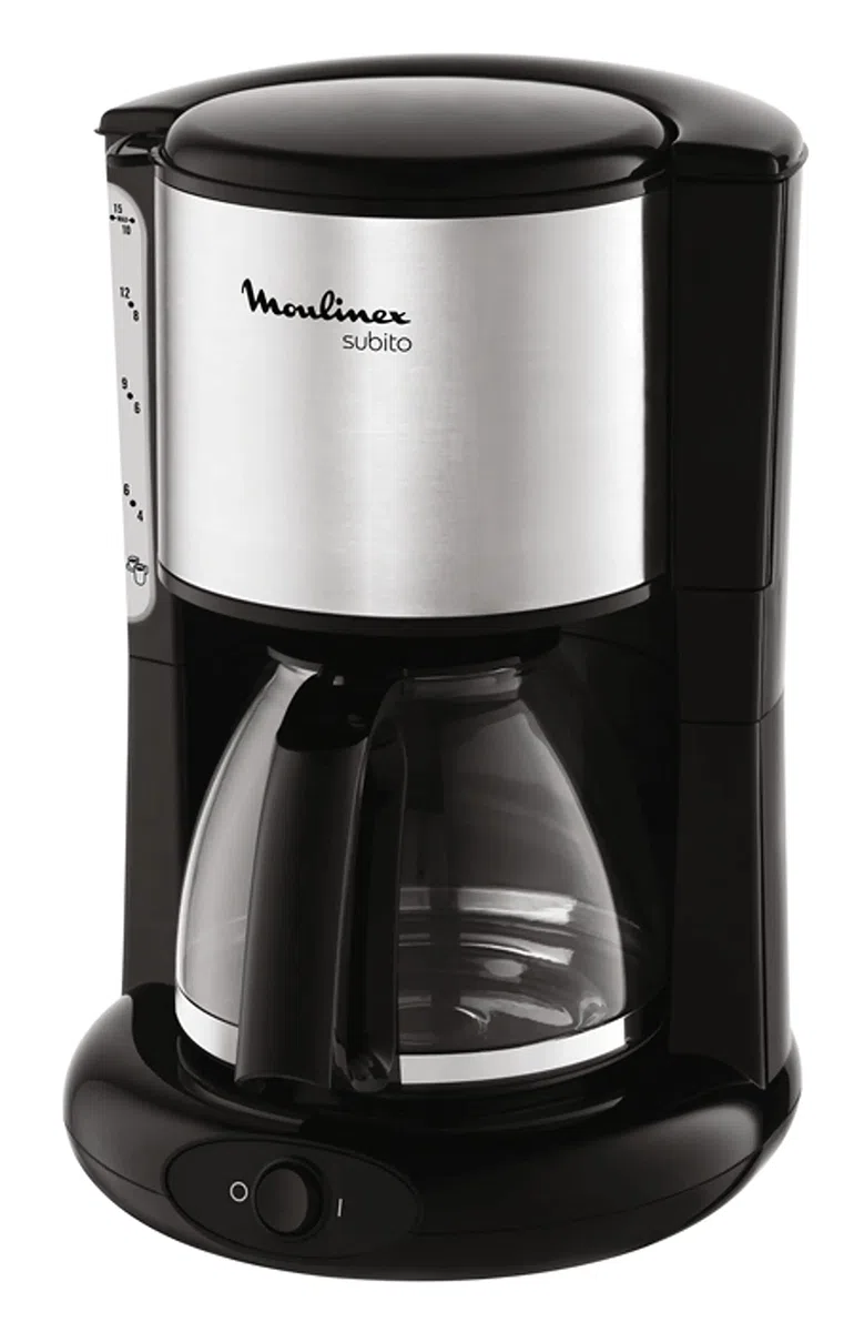Jarra Cafetera Compatible con Moulinex SUBITO - DELFINI - PRINCIPIO FH900401 (986885) - Capacidad de 12 Tazas - Sistema Anti-Goteo (original) SOLO VÁLIDO PARA ESA MARCA Y MODELOS