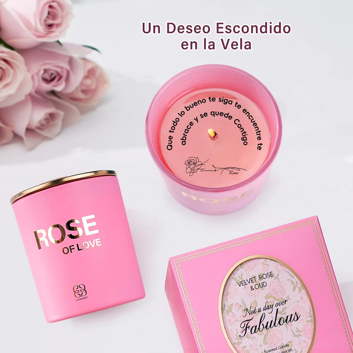 Regalo Mujer, Regalos Originales para Mujer Velas Aromáticas | Regalo Cumpleaños Mujer 230g, 50h Duración, Regalos Originales en Navidad a tu pareja, amigos, profesores, con Tarjeta, Caja