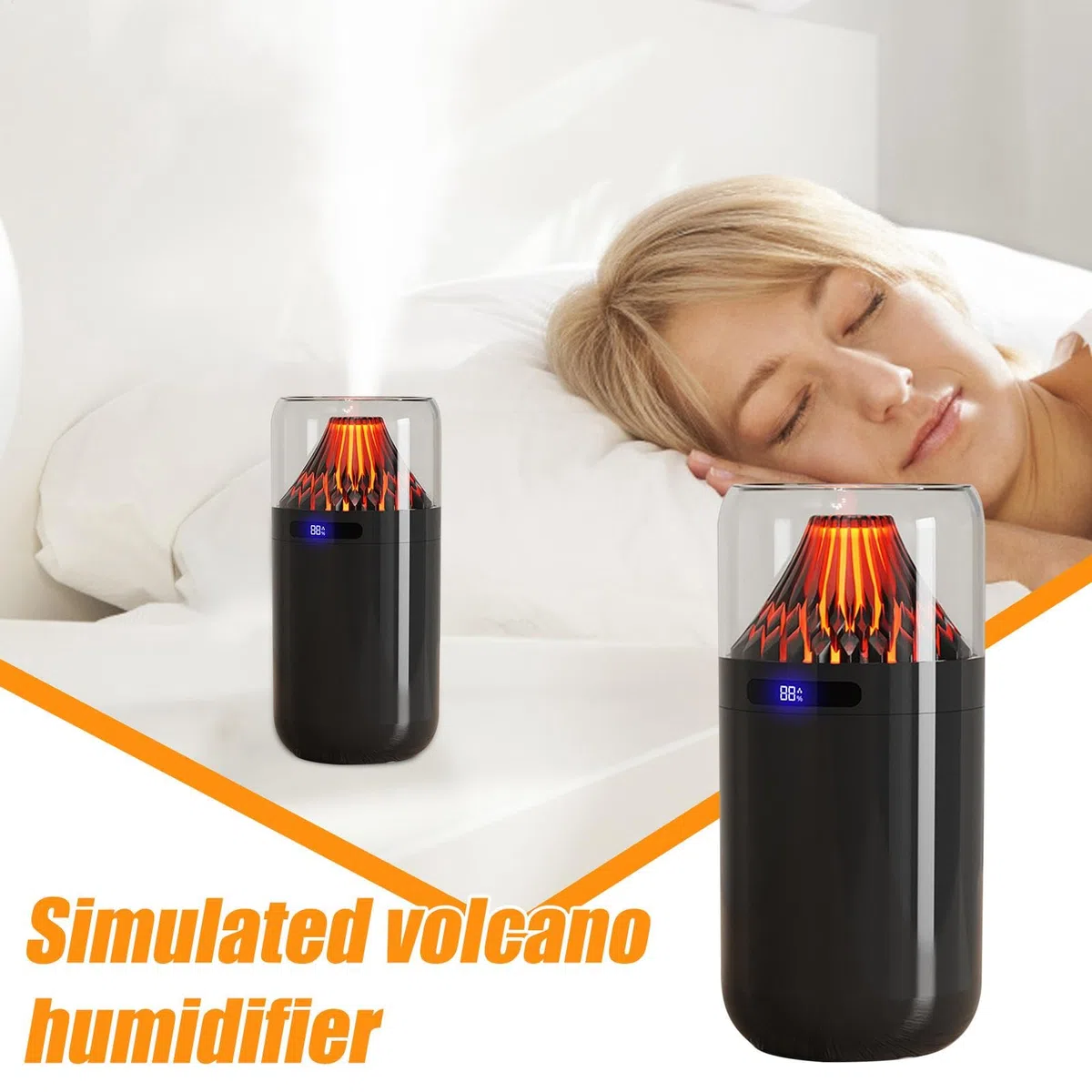 Portable Humidifier, Aromatherapy Diffuser, Ultrasonic Mist, Battery Operated, Auto Shut-Off, 3 Mist Modes, 360ml Water Tank, 1200mah Rechargeable, Bedroom, Work, Travel