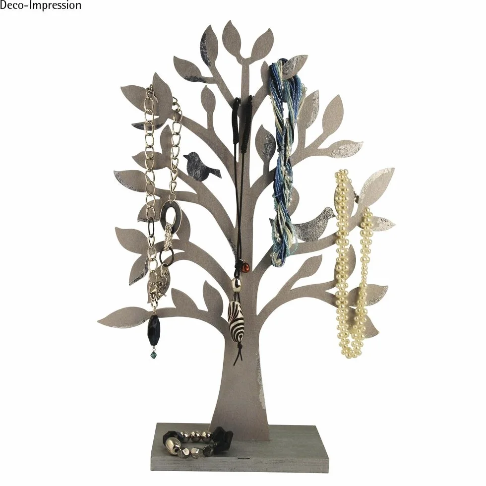 Rayher 62274000 Porta joyas de árbol de madera, 50 cm, personalizable