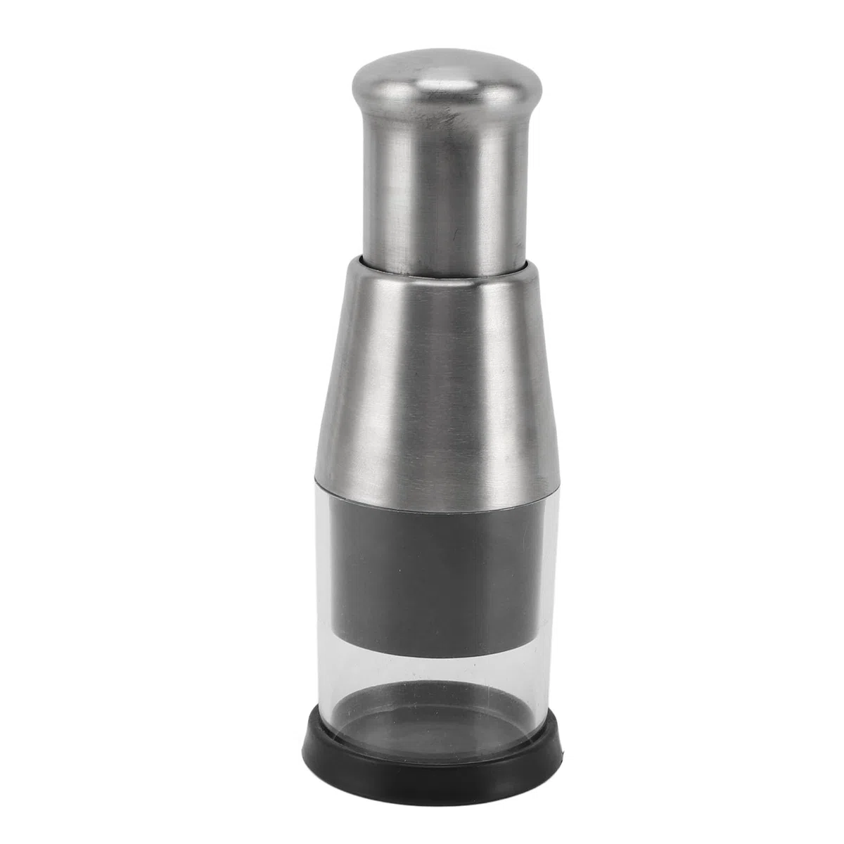 Picadora de Ajos de Acero Inoxidable, Picadora Manual Rápida y Eficiente, Picadora con Bofetada, Ahorra Tiempo para Cebollas, Ajos, Nueces y Verduras