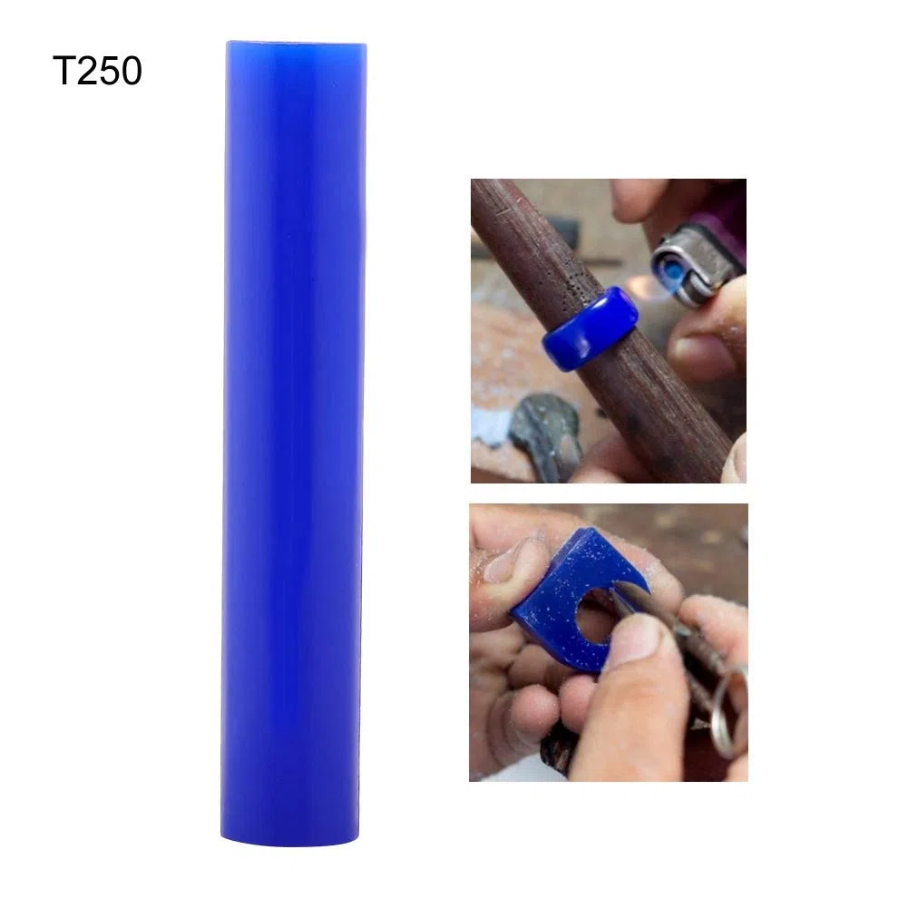 Talla del tubo del anillo de cera para hacer los anillos Molde de joyería de inyección de tubos de escultura tallada, Talla de fundición de cera para DIY Fabricación de anillos artesanales(T250)