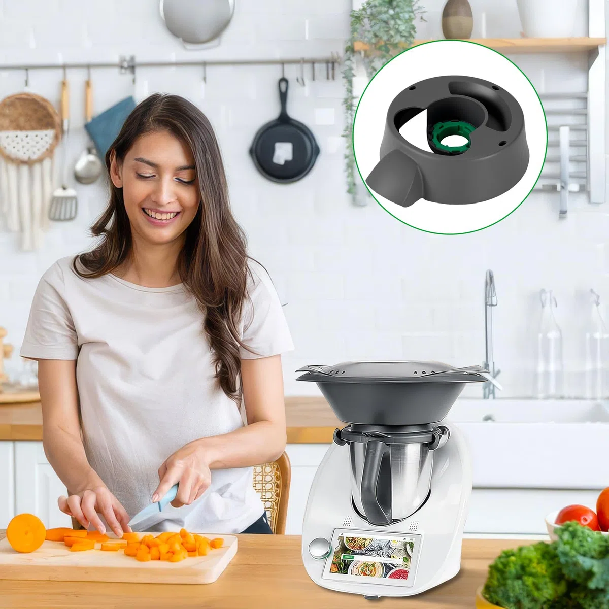 TM 31 - Base de repuesto para robot de cocina Vorwerk Thermomix, TM31 de plástico, para Thermоmix TM31