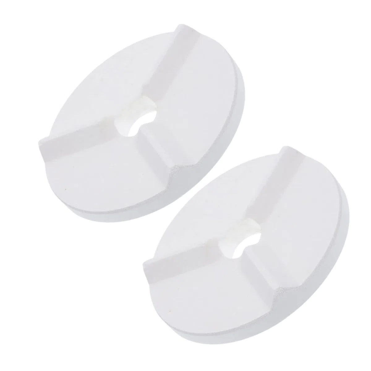 NUOBESTY 2piezas Almohadilla Anti-vidriado De Cerámica Soporte Refractario Para Horno Herramienta De Bricolaje Para Escultura De Reutilizable Para Cocción De Cerámica Horno