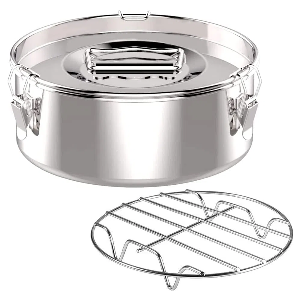 Flan Pan Flanera Mold, Flan Maker de Acero Inoxidable con Tapa - Flan Maker para Olla de 6 Cuartos