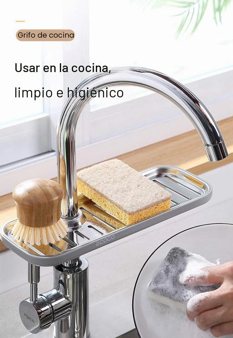 MHTECH - Estante de ducha para champú, jabón (sin taladrar), gris y negro (combinación ABS y acero inoxidable) (SLJ-CK-Heise)