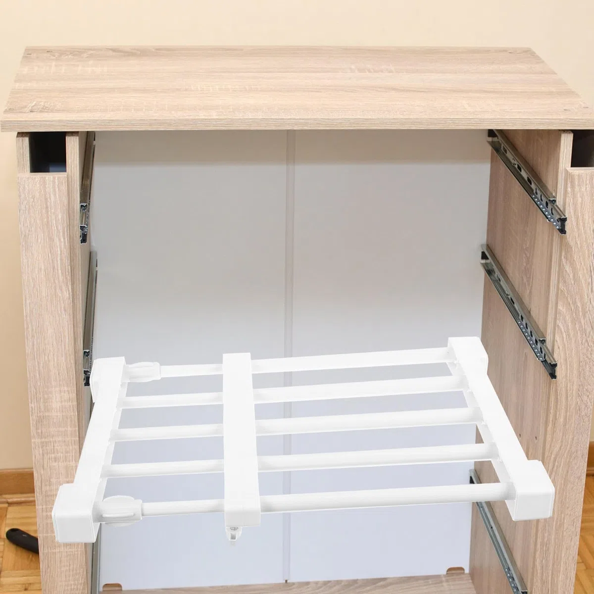 CANIGHT Estante Extensible para Armario Separadores Ajustables, Organizador de Ropa y Almacenamiento Multifuncional para Cocina y Baño, 30-40 Cm de Largo y 24 Cm de Ancho