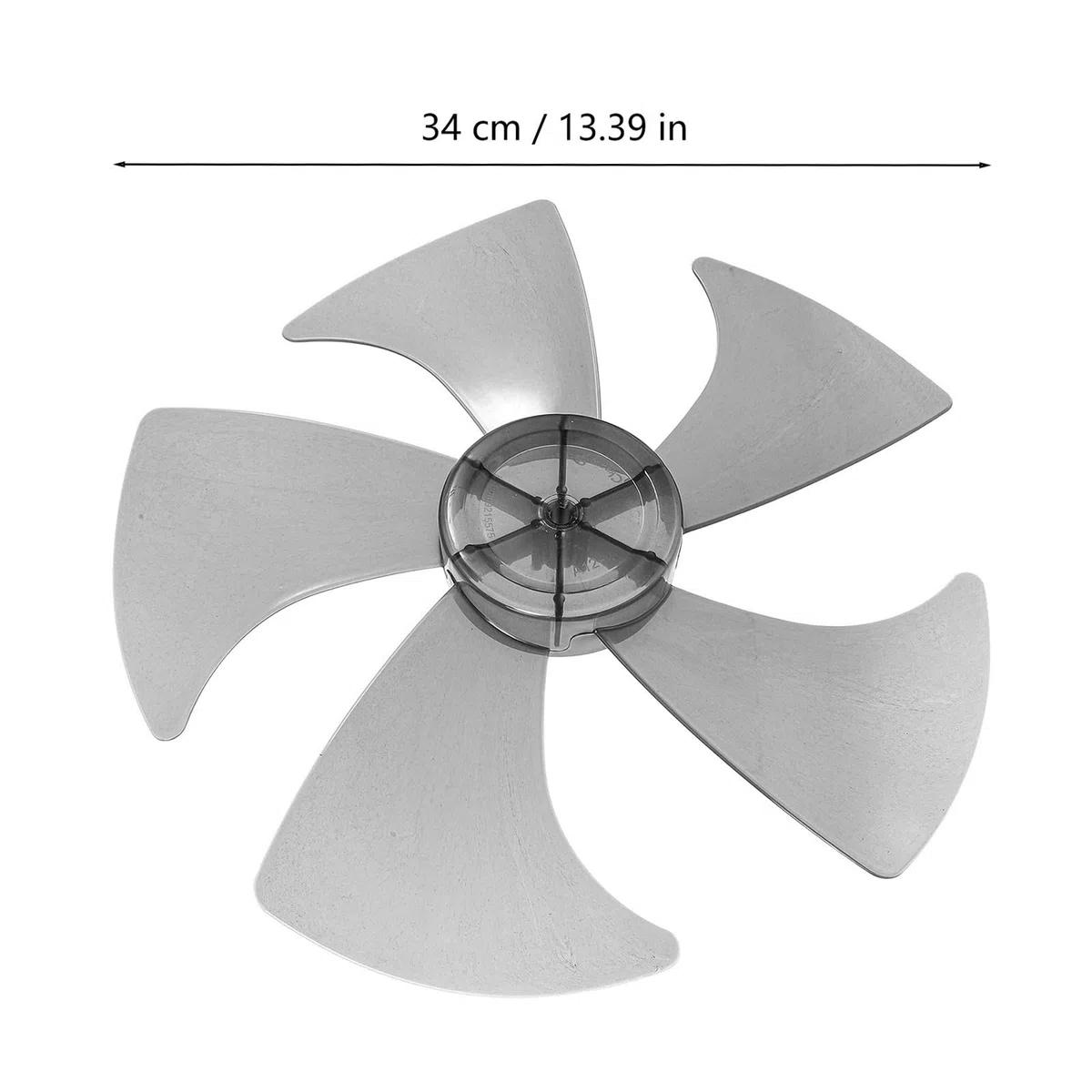 Aspas de Ventilador de Pedestal y Mesa de Plástico 5 Hojas, Diseño Silencioso y Fácil Instalación, Repuesto Cubierta de Tuerca